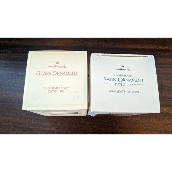 2 Vintage Hallmark Ornaments Love Keepsake & Tree Trimmer Collection 1980 & 1982 - Picture 10 of 10